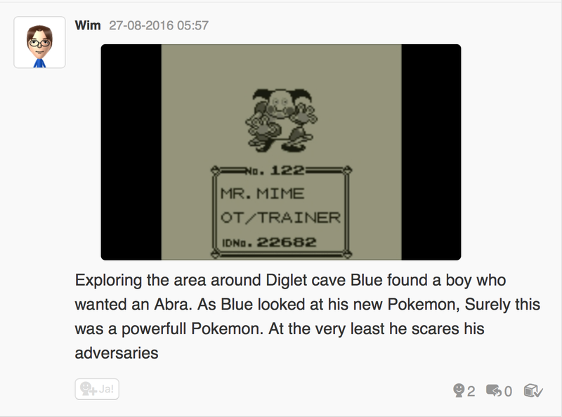 Illustration for article titled Let's play Pokemon Blue, Miiverste style part 5